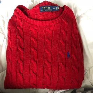 Mens Polo Ralph Lauren Cable-knit Sweater